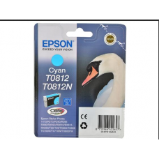 Картридж Epson T0812 Cyan голубой C13T11124A10
